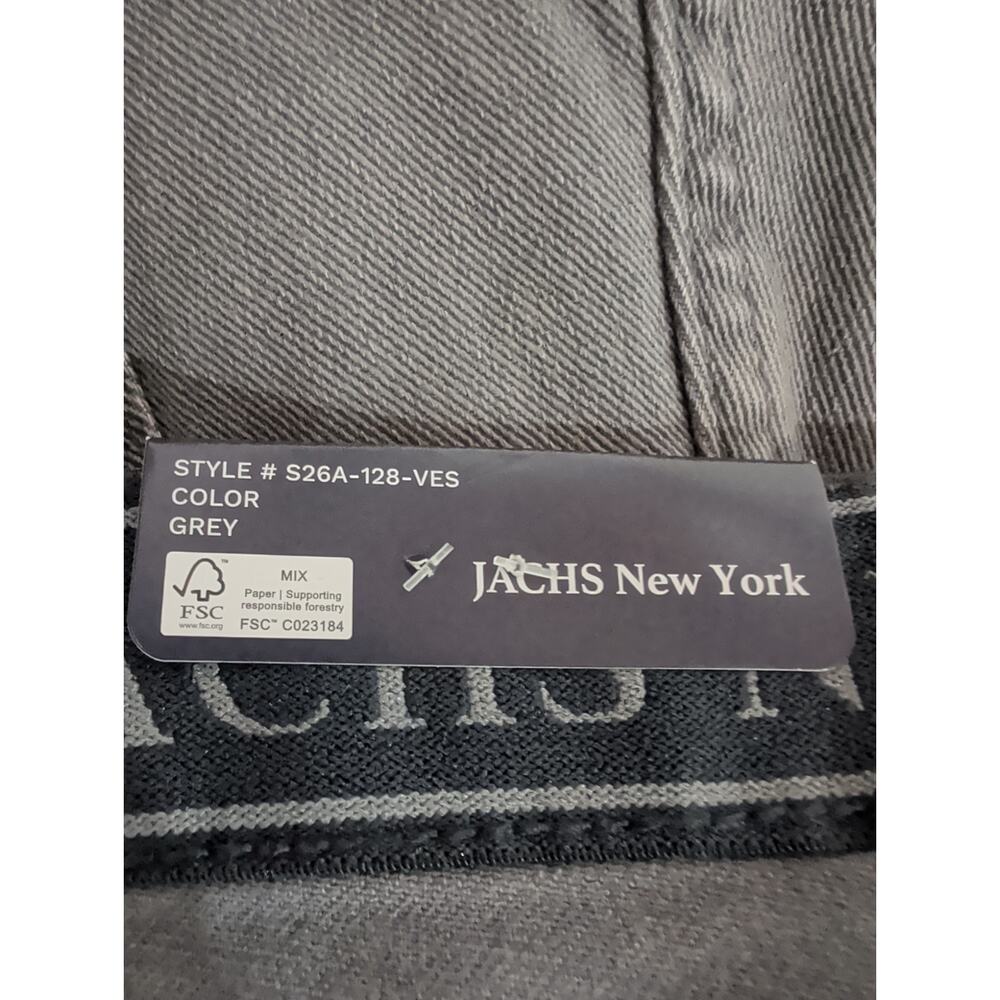 Jachs NY Men's 5 Pocket Denim Pant Gray Size 34x30 - Picture 5 of 5